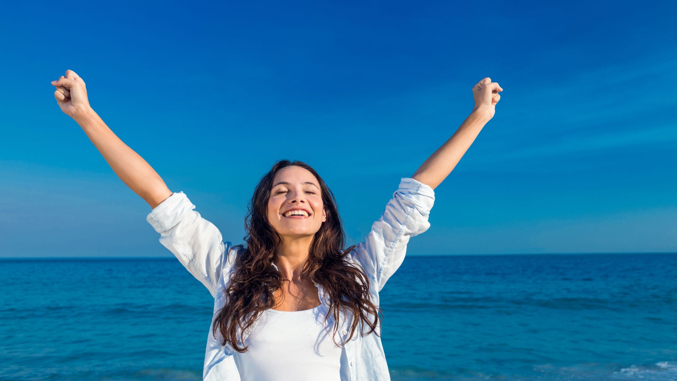 woman happy because tuesday affirmations